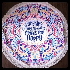 Sunshine On My Shoulders Makes Me Happy Roundie